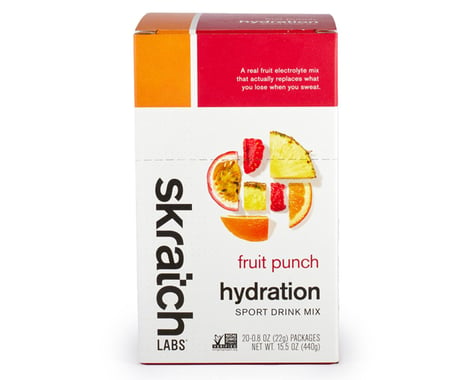 Skratch Labs Sport Hydration Drink Mix (Fruit Punch) (20 | 0.8oz Packets)